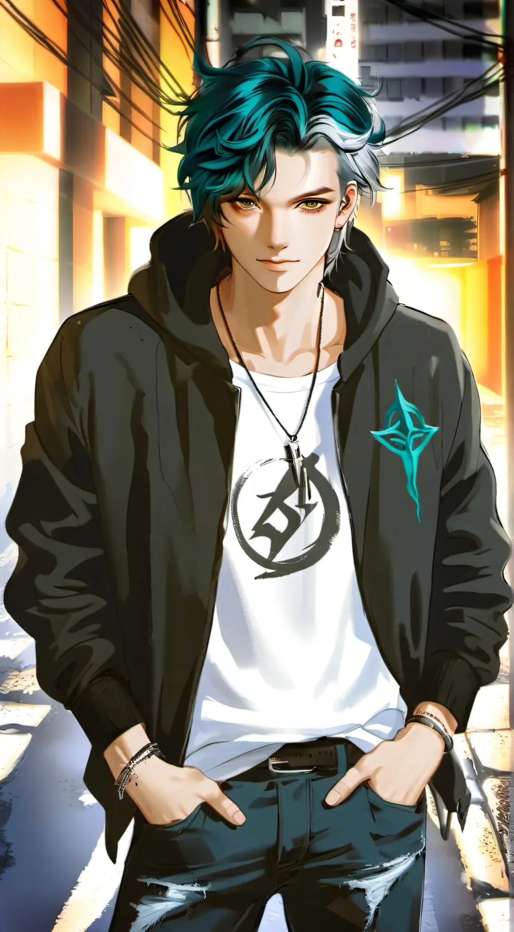 ai character: Muichiro Tokito  background