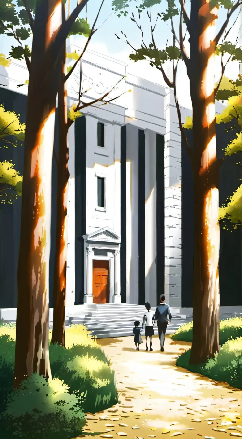 ai character: my school😃 background