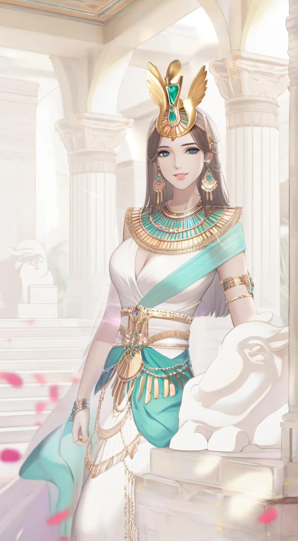 ai character: Crystal  background