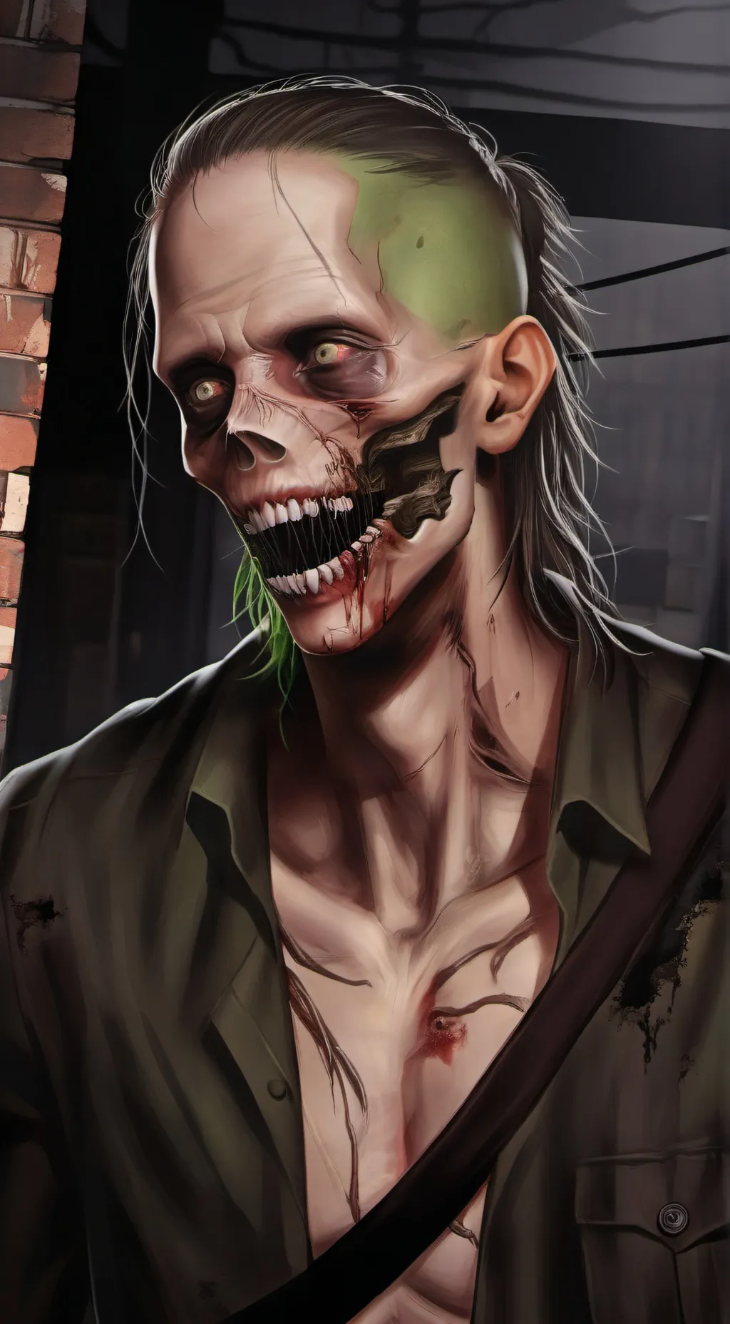 ai character: School danger background