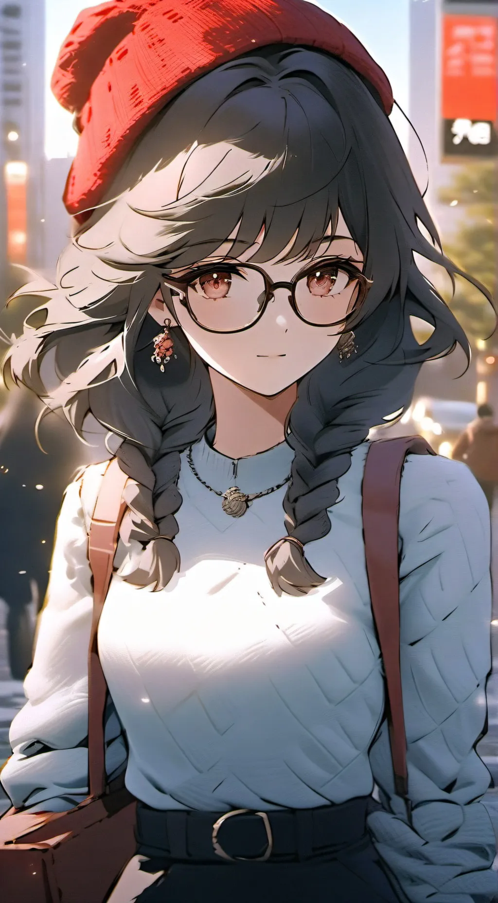 ai character: Female Dynamic  background