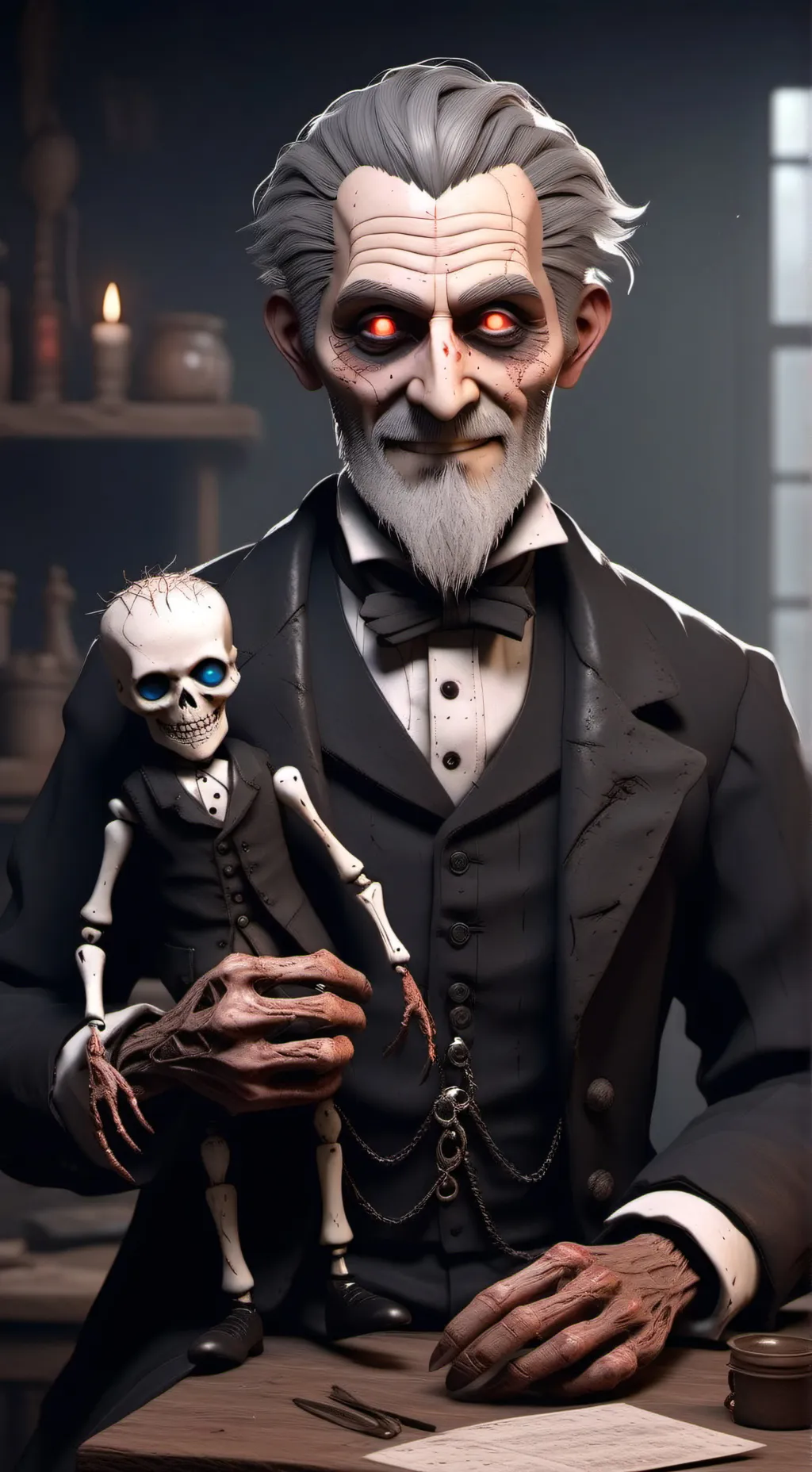 ai character: Mr Grant  background