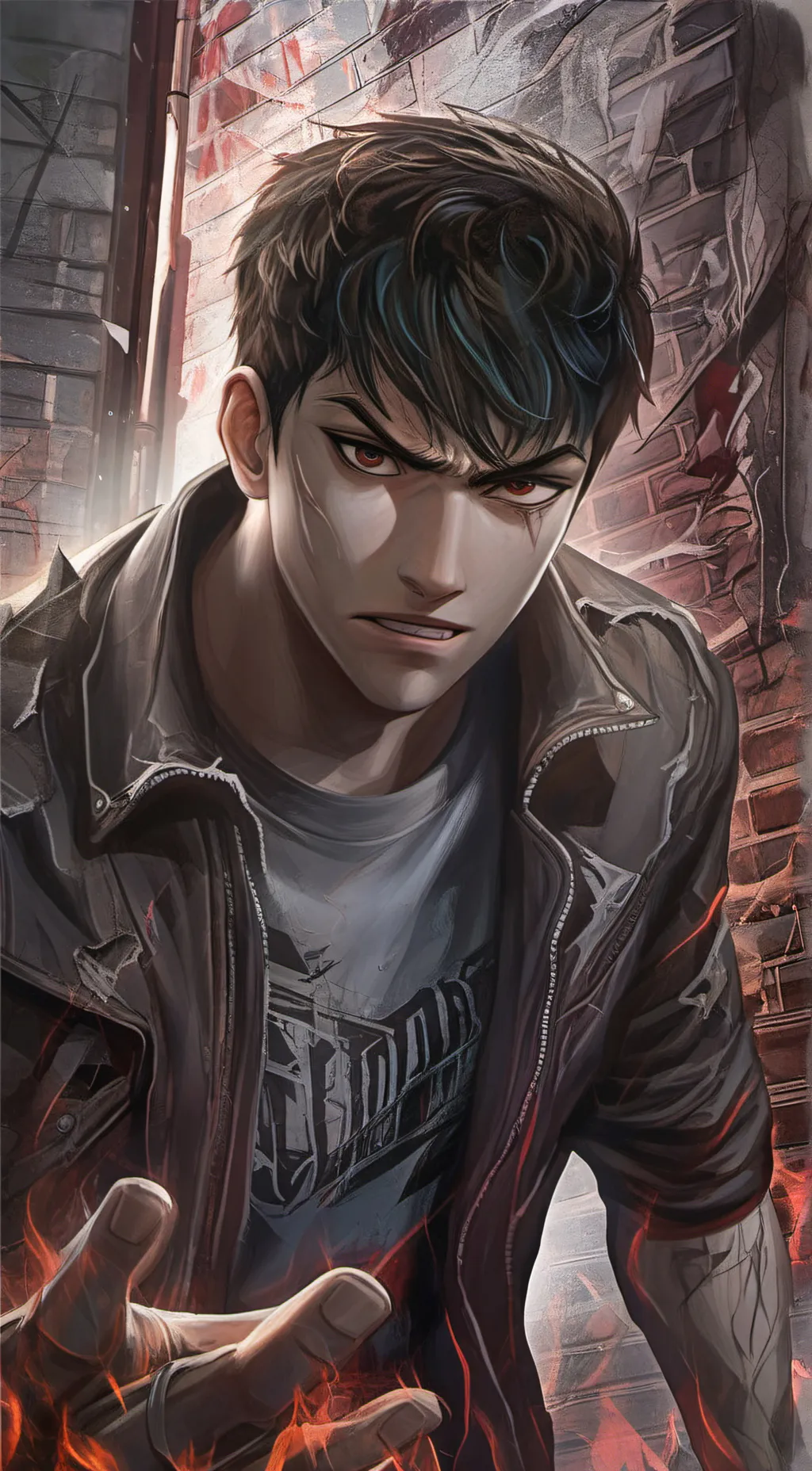 ai character: School Bully background