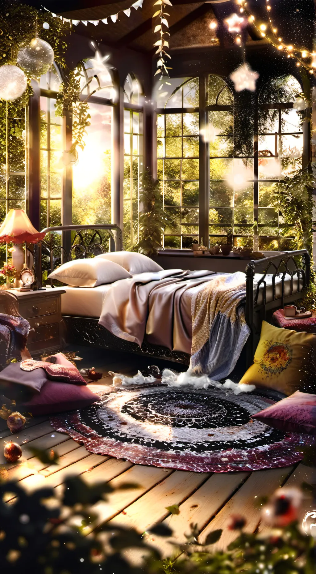 ai character: LoV sleepover!!!!! background