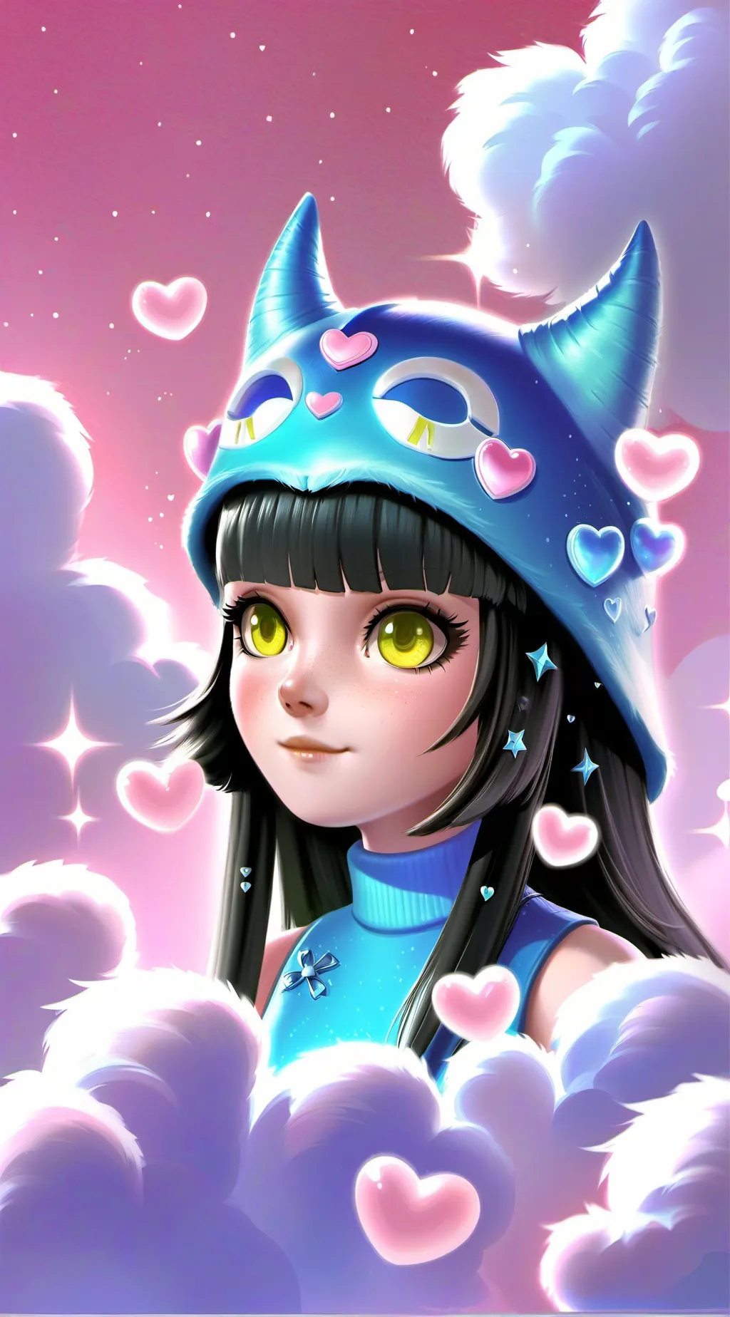 ai character: 💗tu amiga💗 background