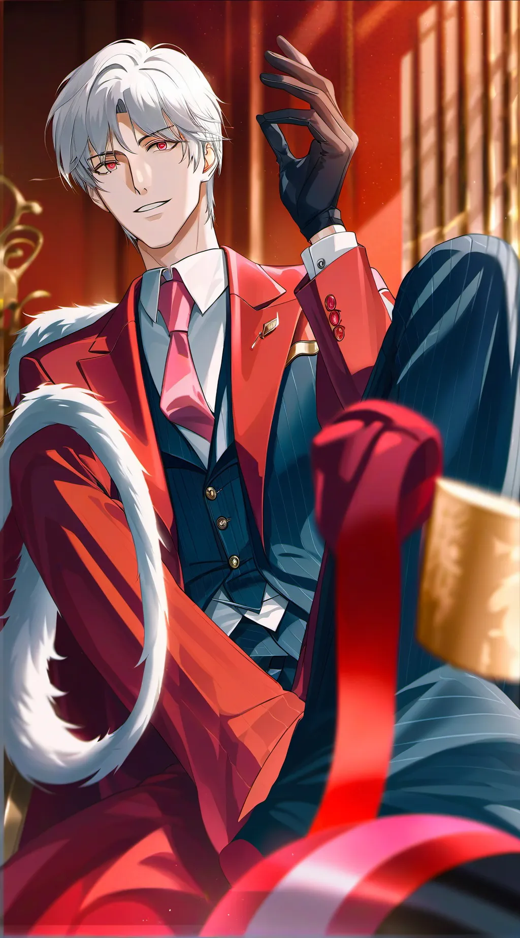 ai character: Lucifer  background