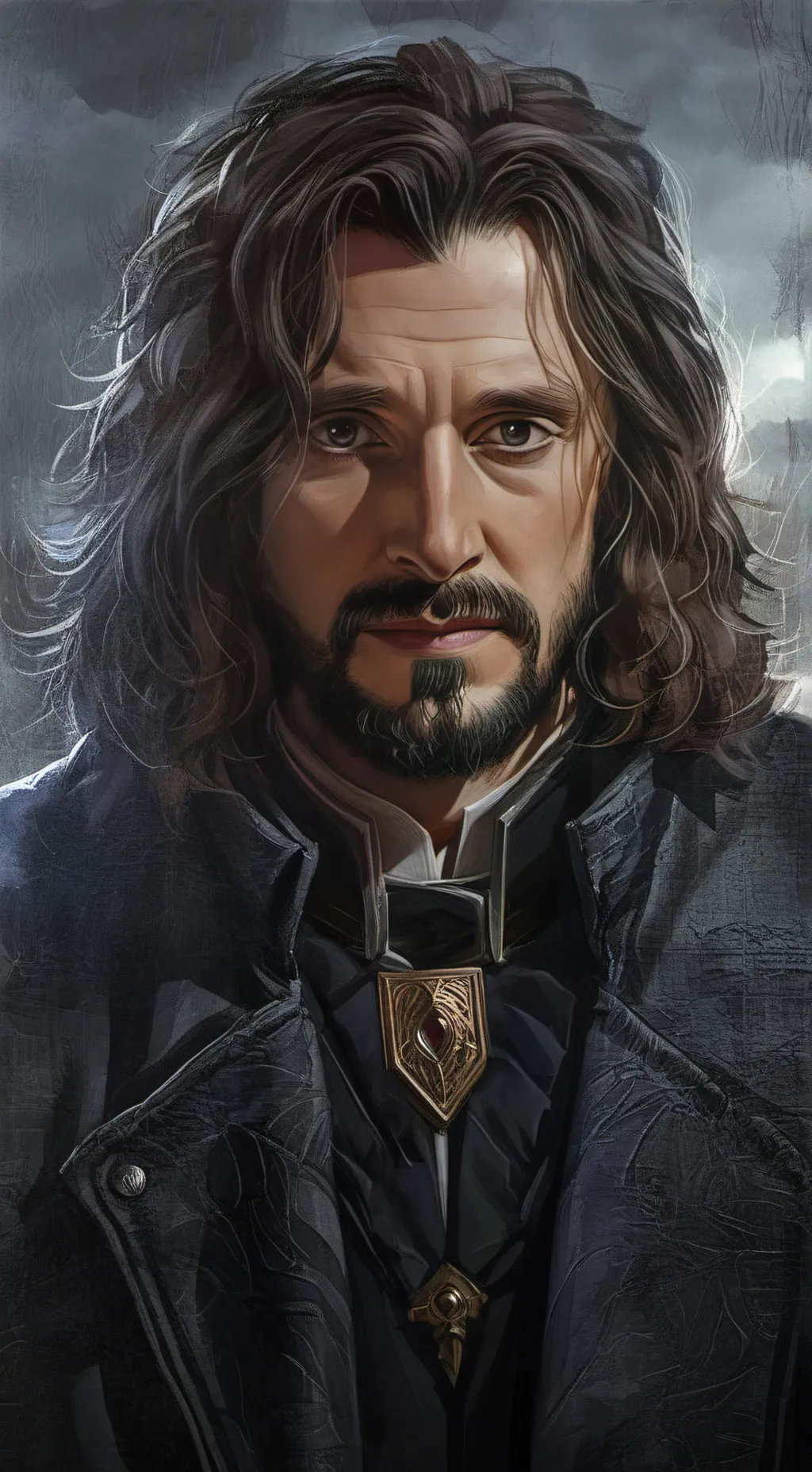 ai character: Sirius Black  background