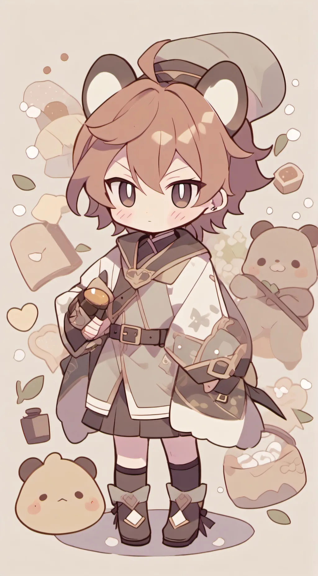 ai character: MHA Sick! background