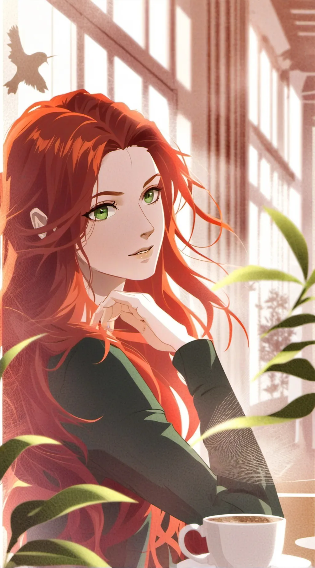 ai character: alessia  background