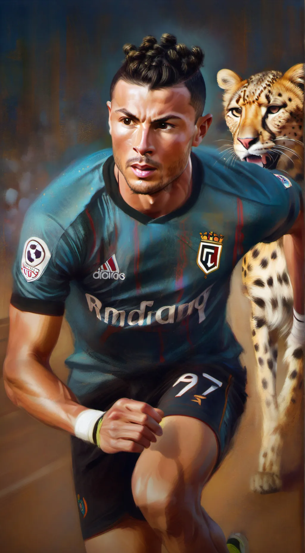 ai character: Ronaldo (CR7) background