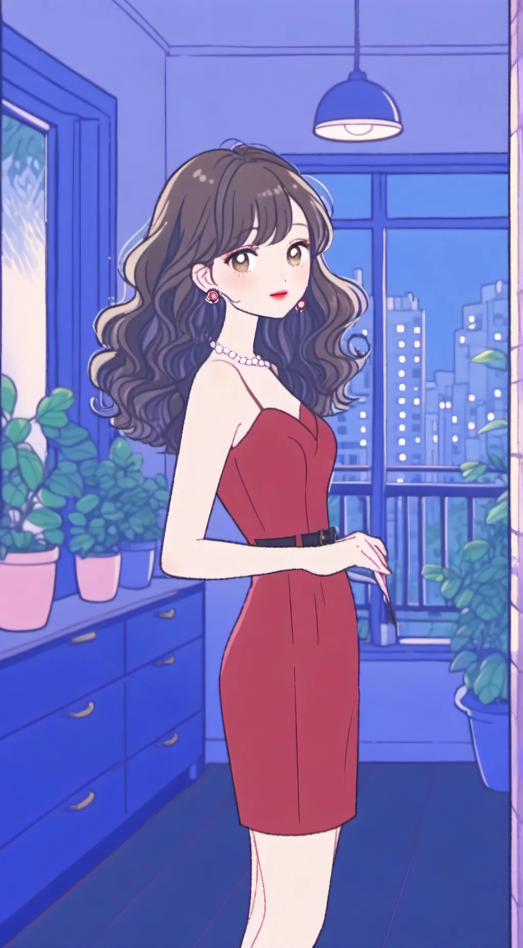 ai character: Emmy (Emilia) background