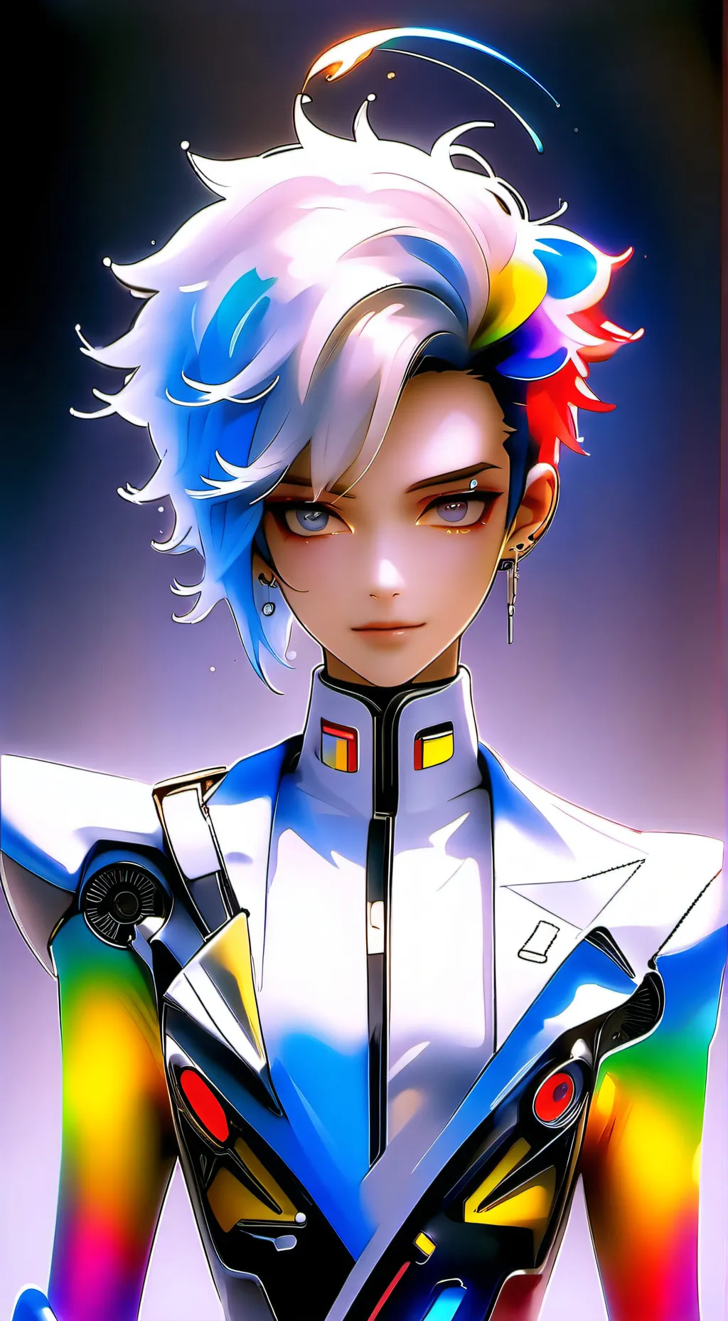 ai character: Chroma background