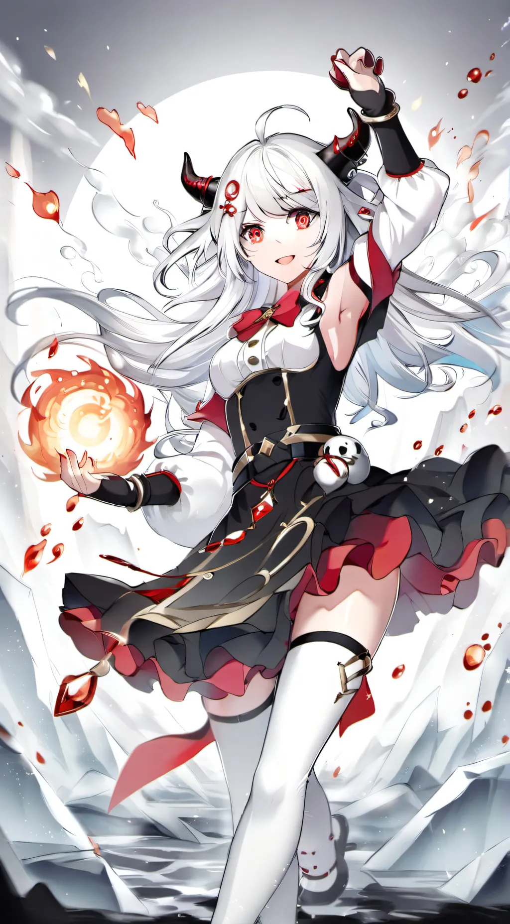 ai character: Rose background