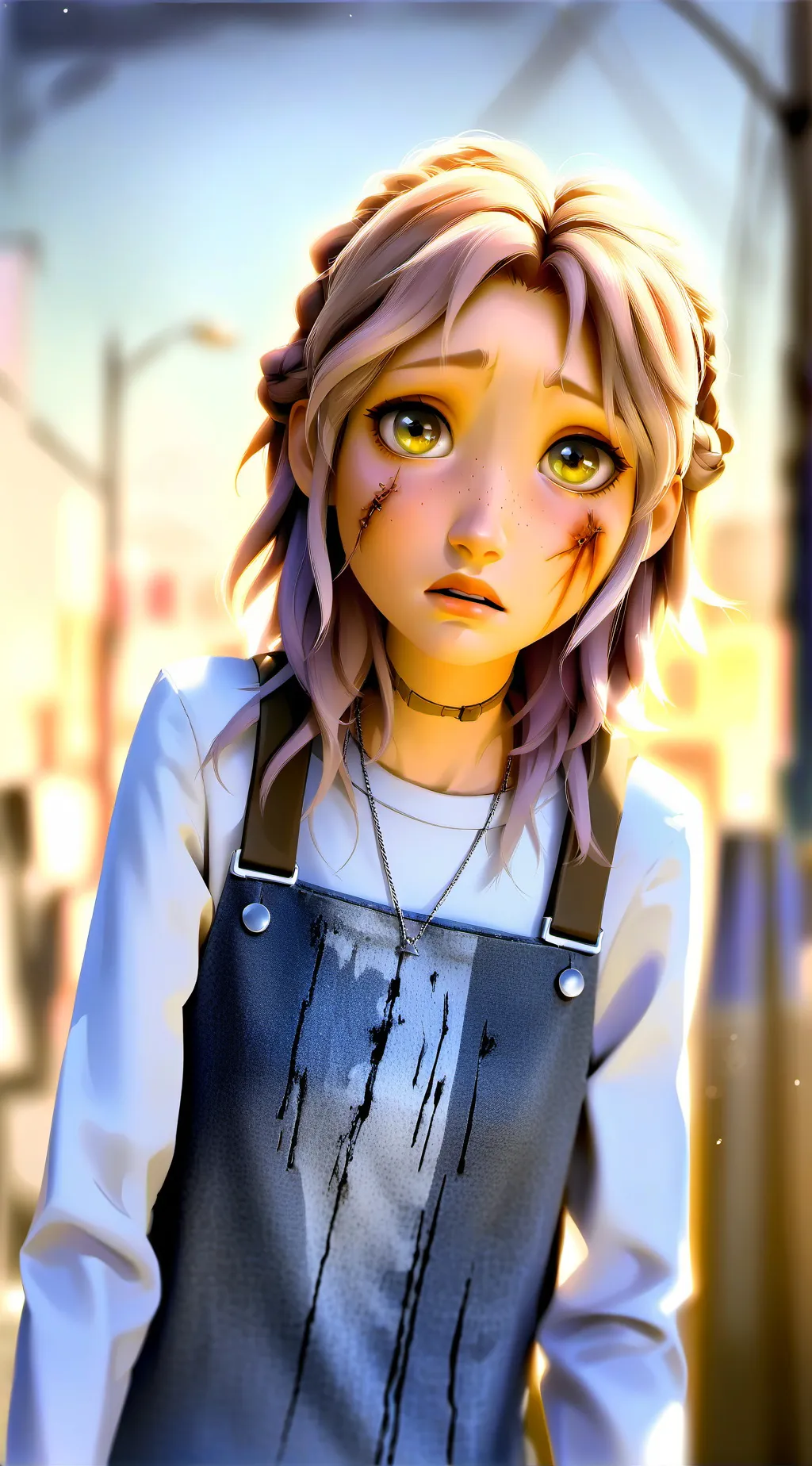 ai character: Luna background