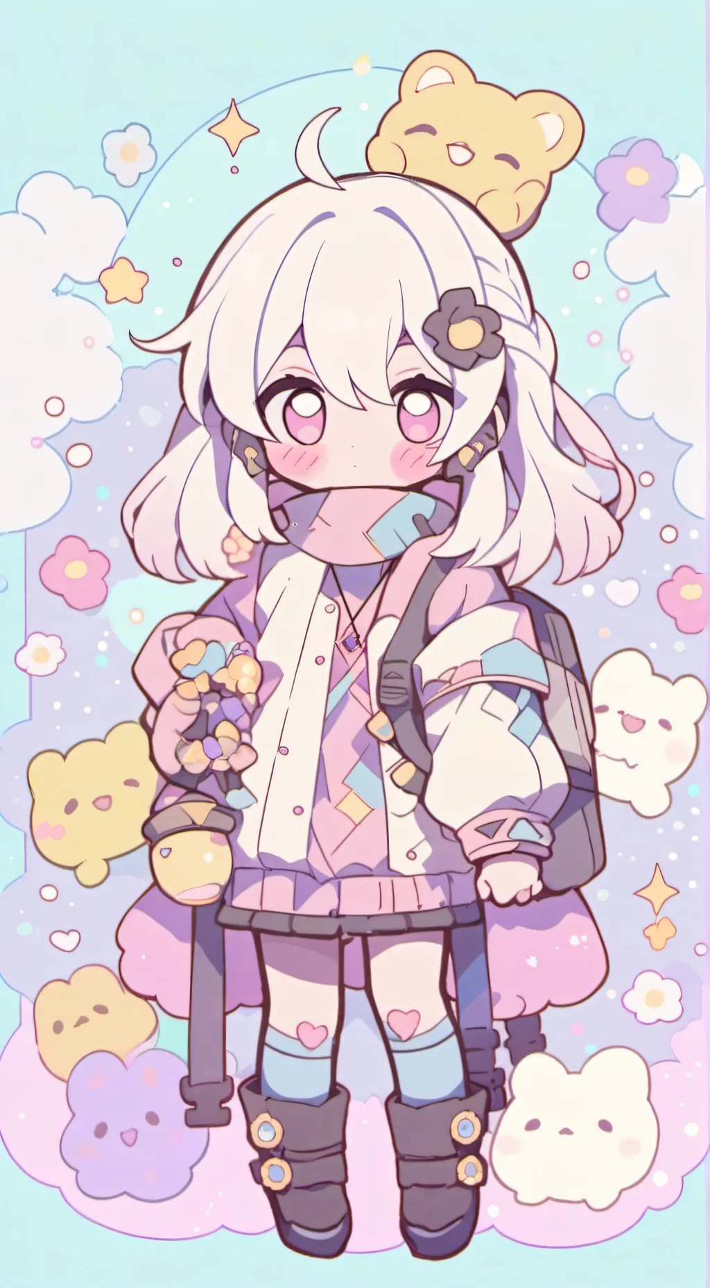 ai character: MHA Sick! background