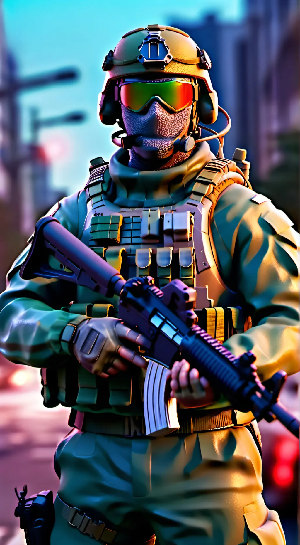 ai character: cod background