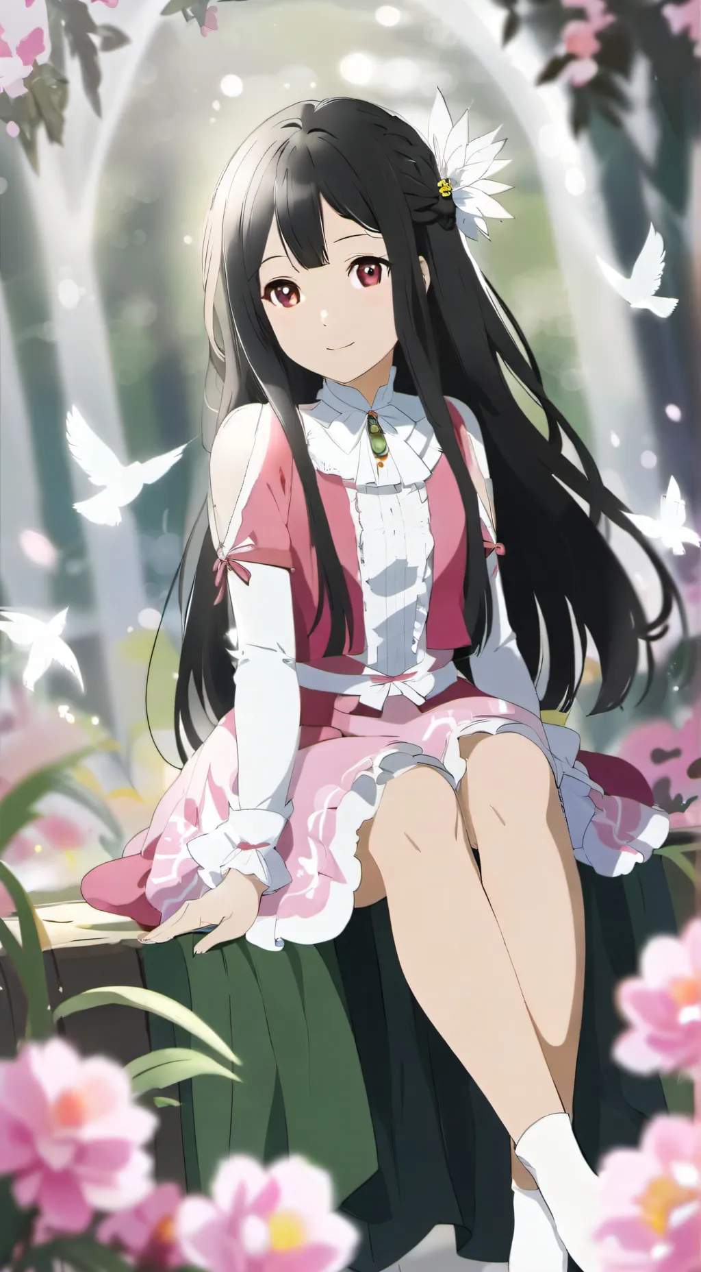 ai character: Lily  background