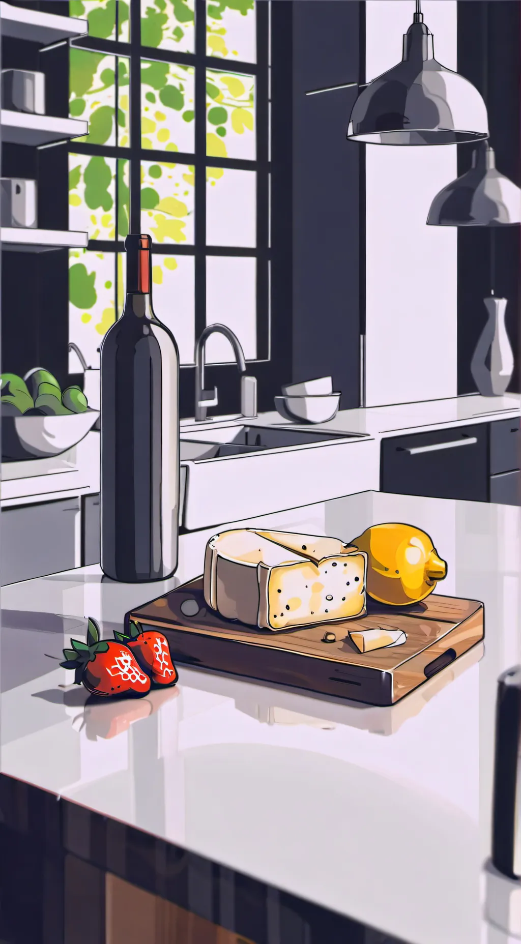 ai character: FoodDrink School background