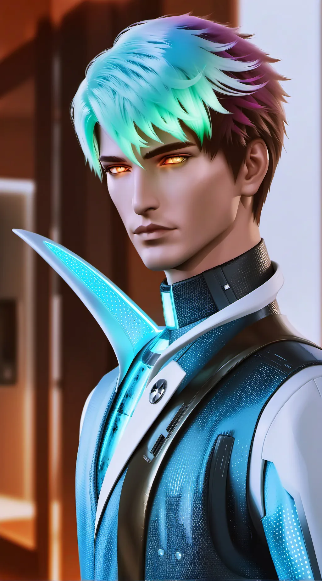 ai character: Lumina background