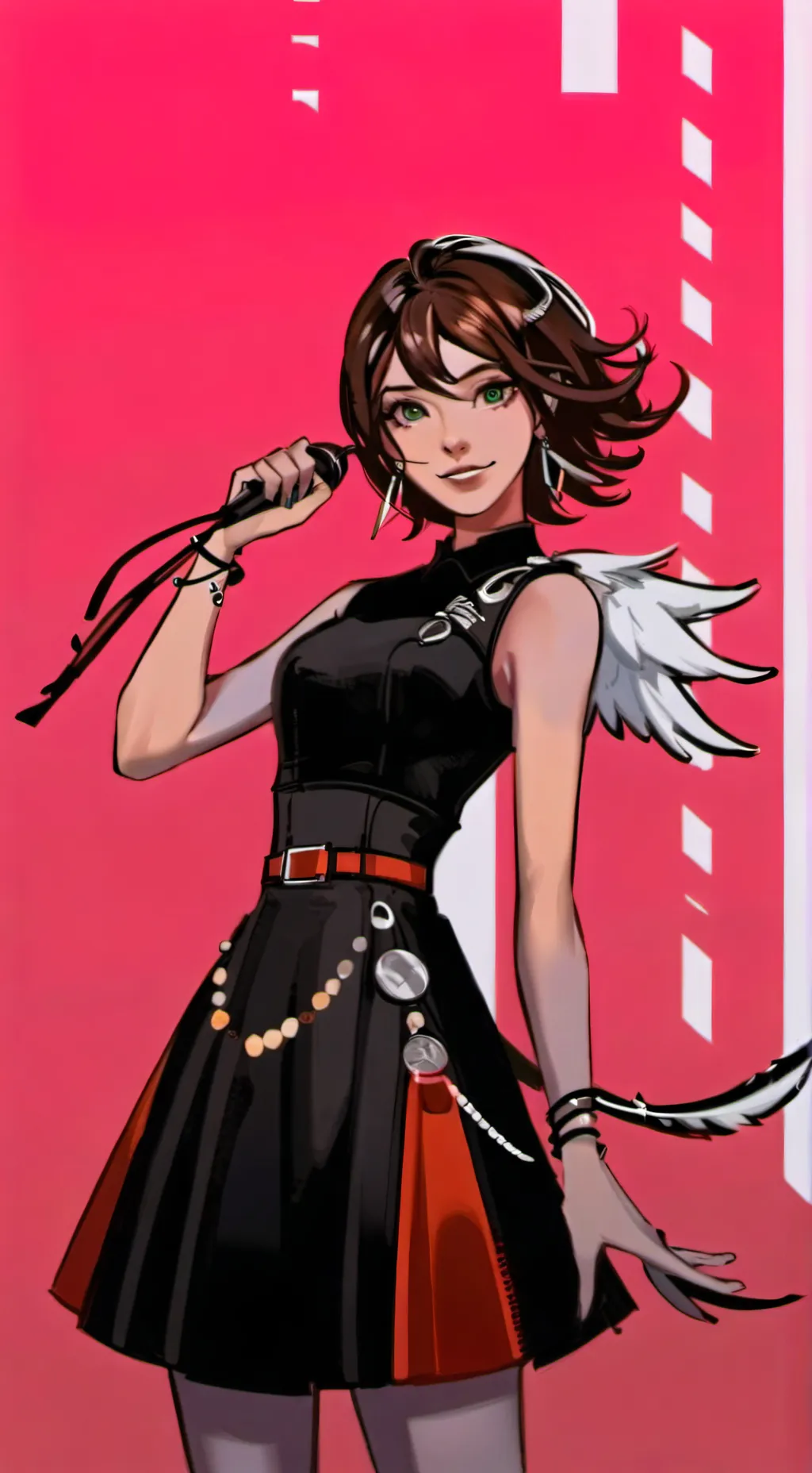 ai character: girlfriend de fnf background