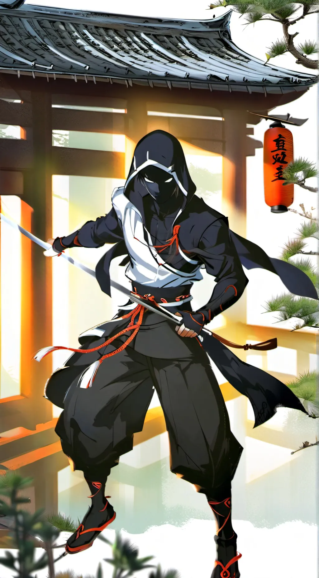 ai character: corrupted background