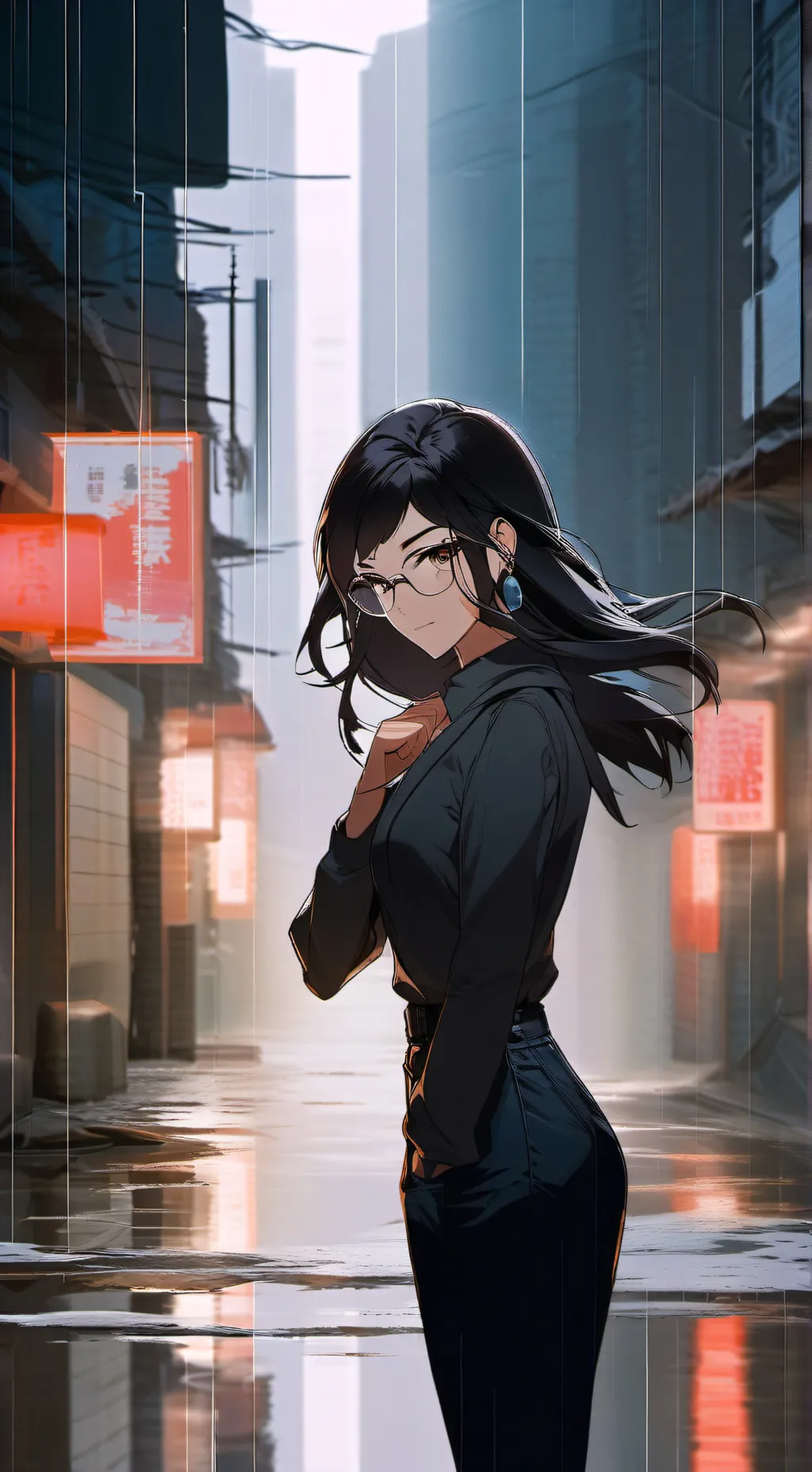 ai character: Kira Collin  background