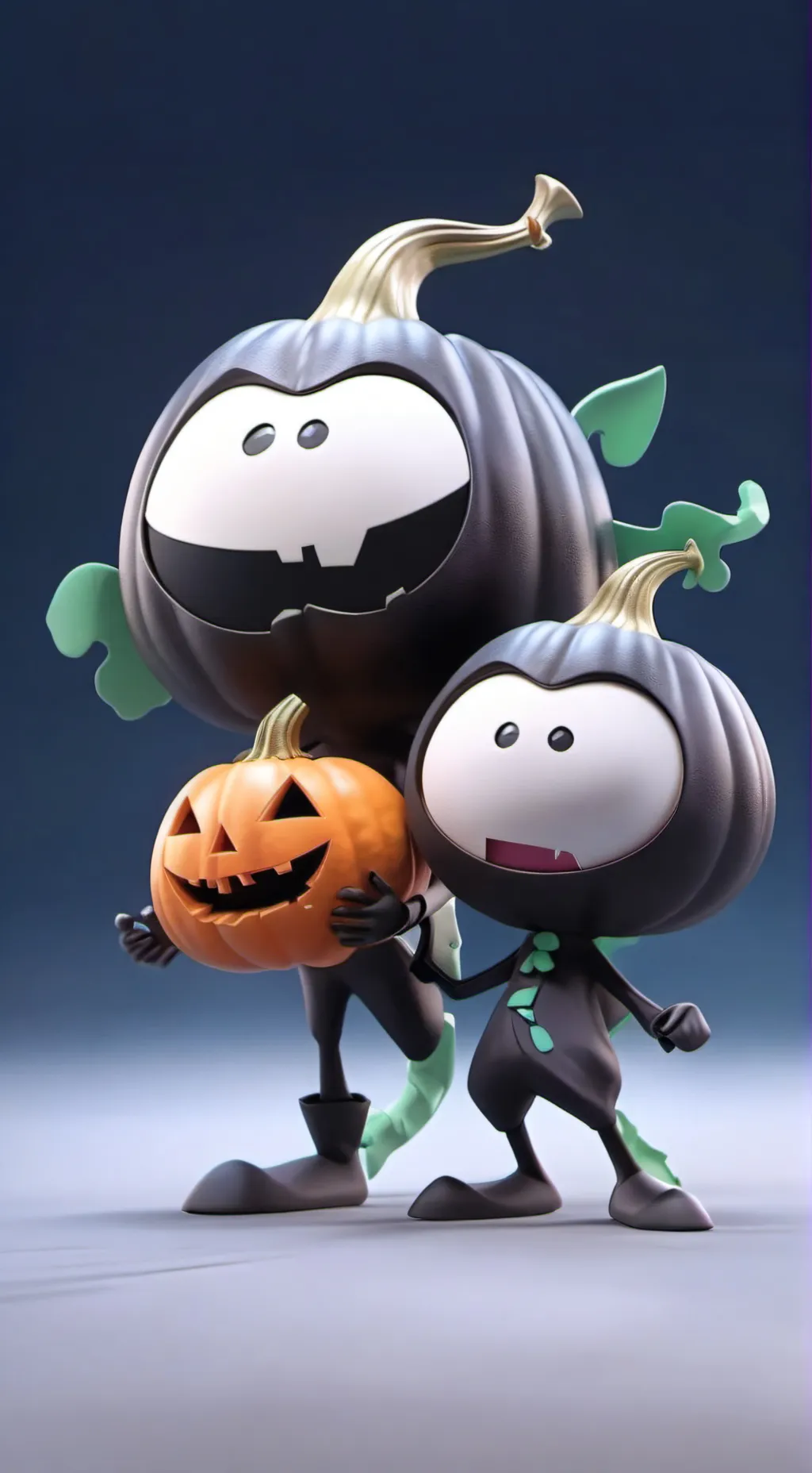 ai character: Halloween background