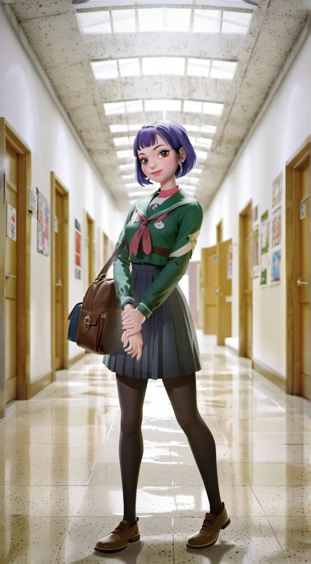 ai character: Zoey background