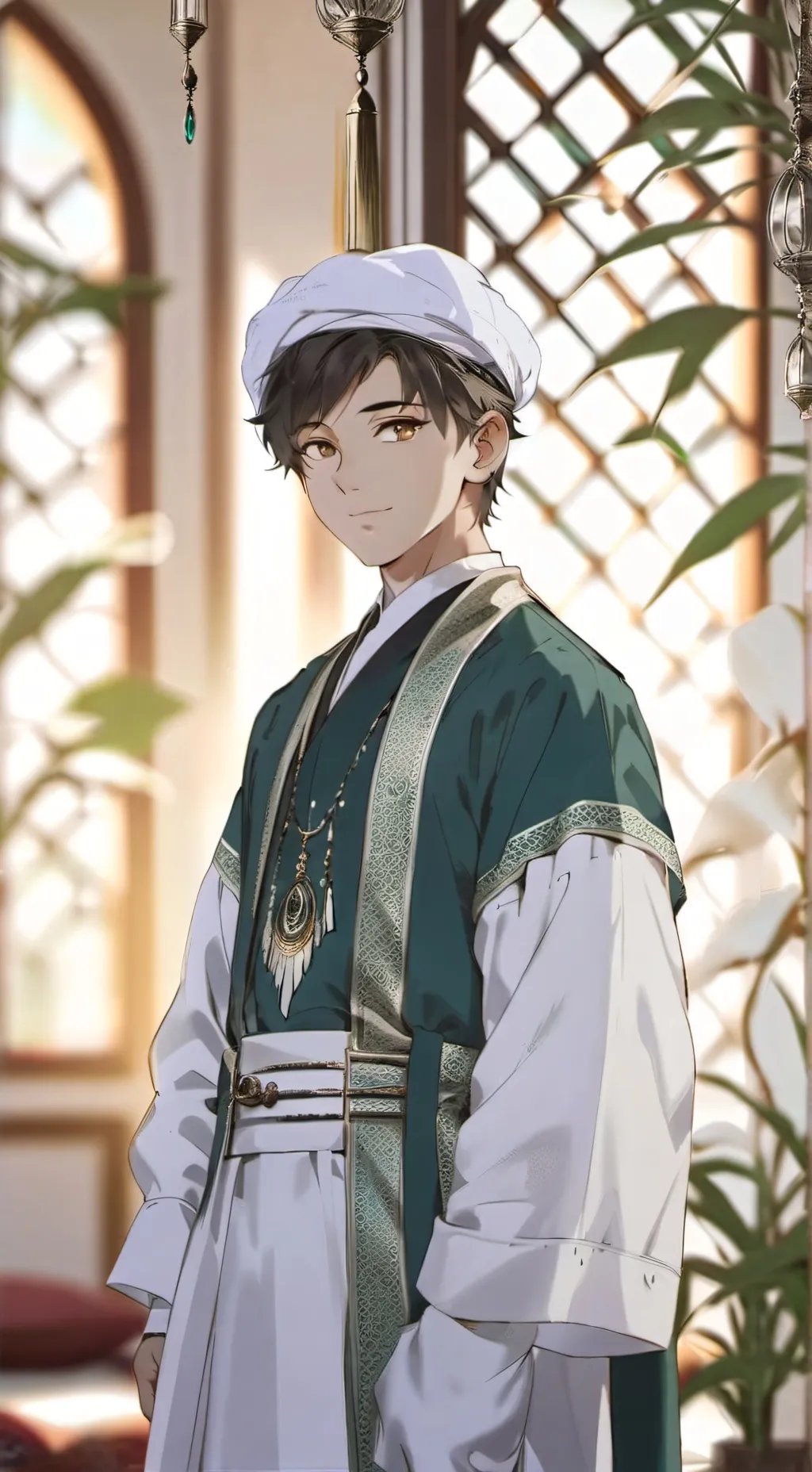 ai character: akbar  background