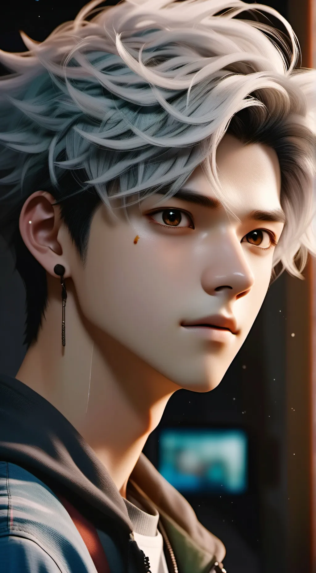 ai character: Félix  background