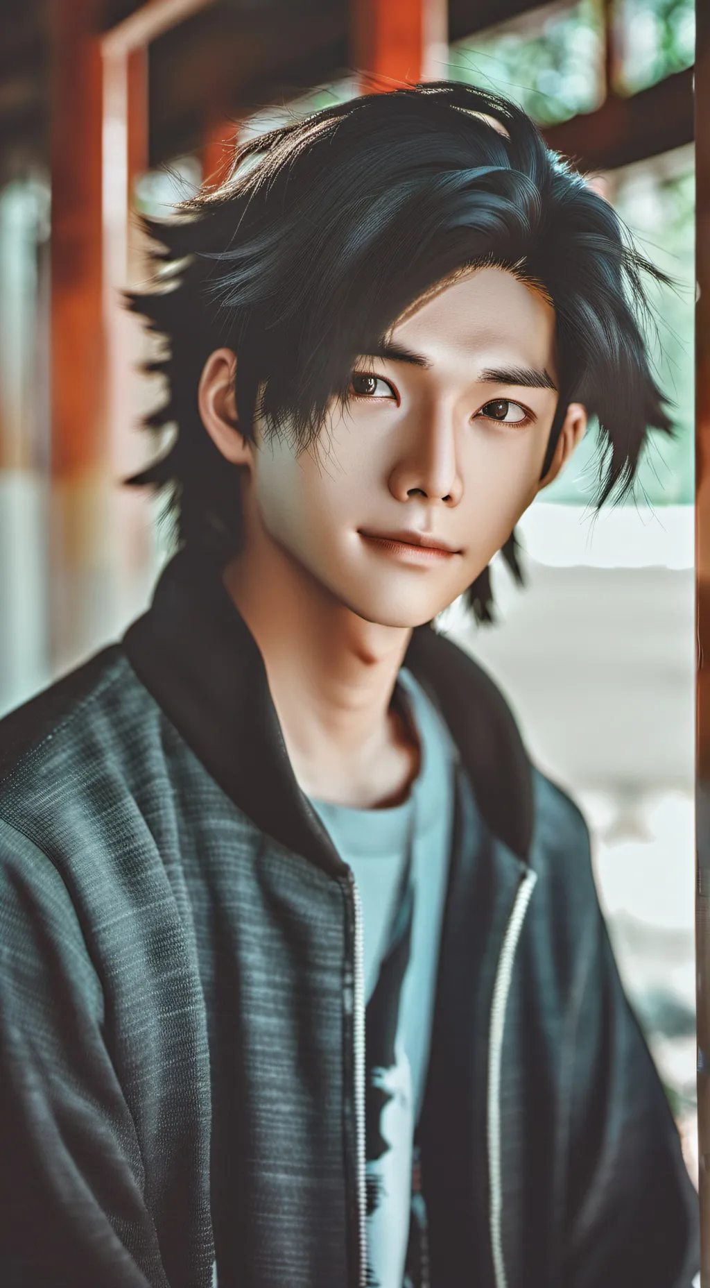 ai character: Lone Teenager background