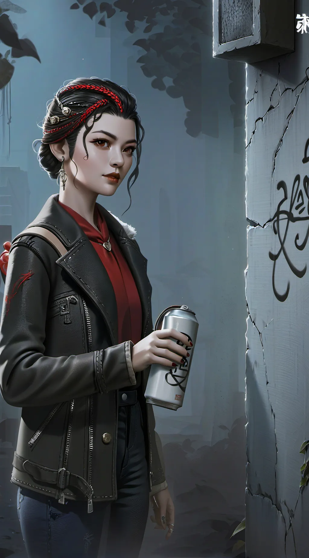 ai character: Laura  background