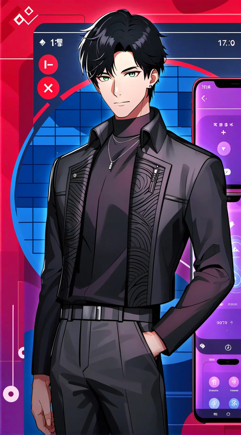 ai character: Zane background