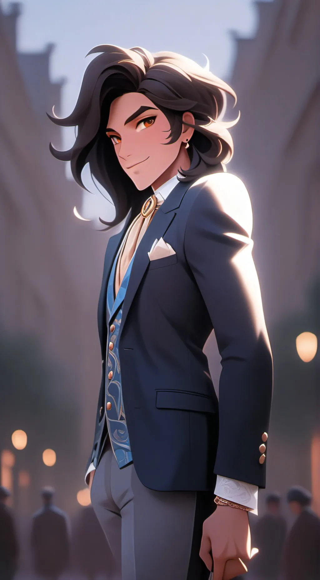 ai character: Vincenzo granato  background