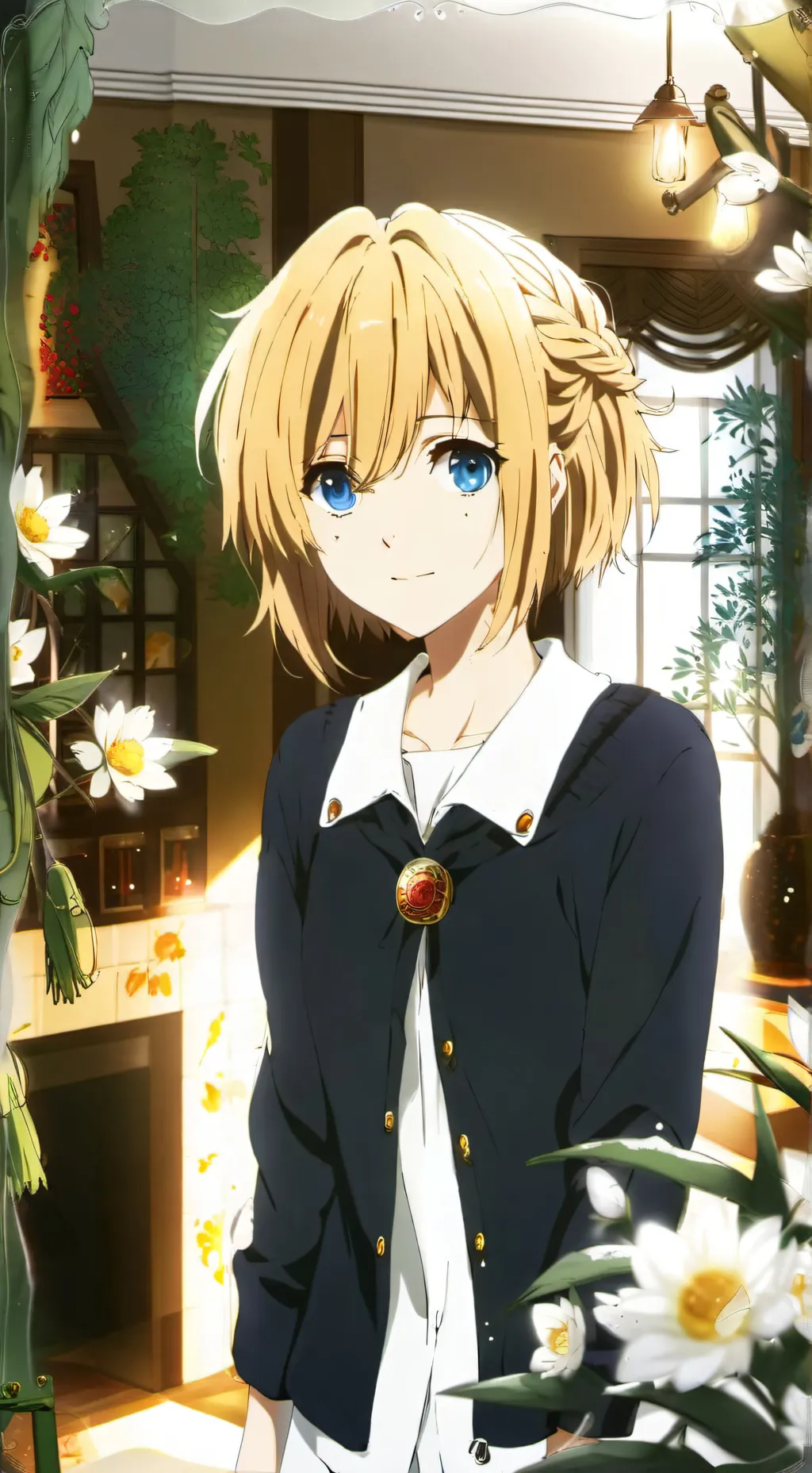 ai character: Ichigo Nagamaki background