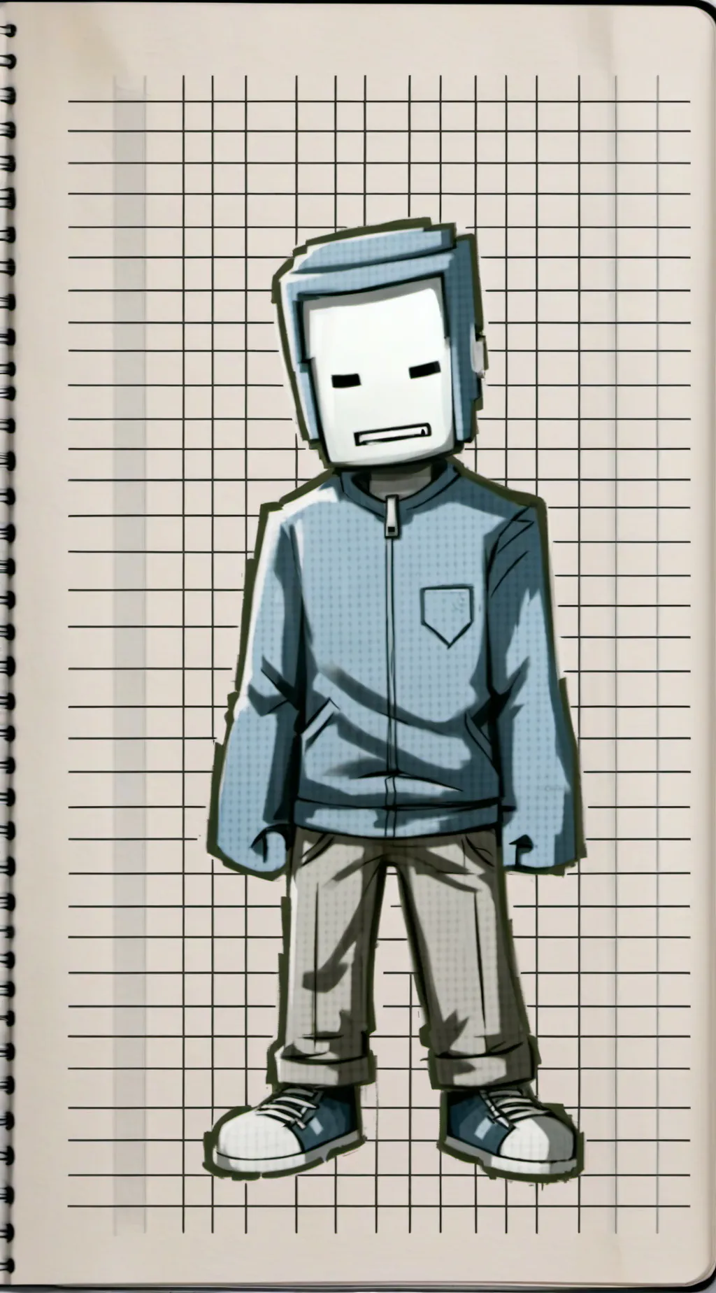 ai character: робот 113 background