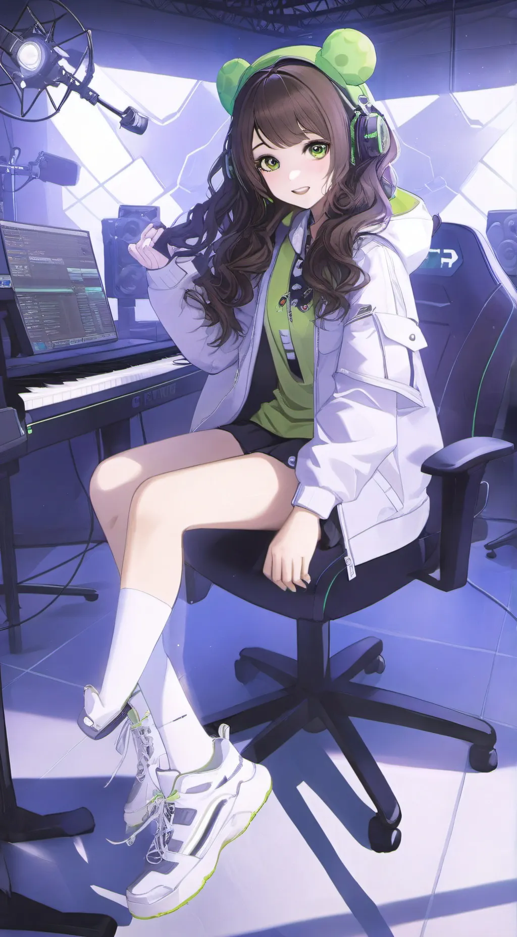 ai character: vampirina  background