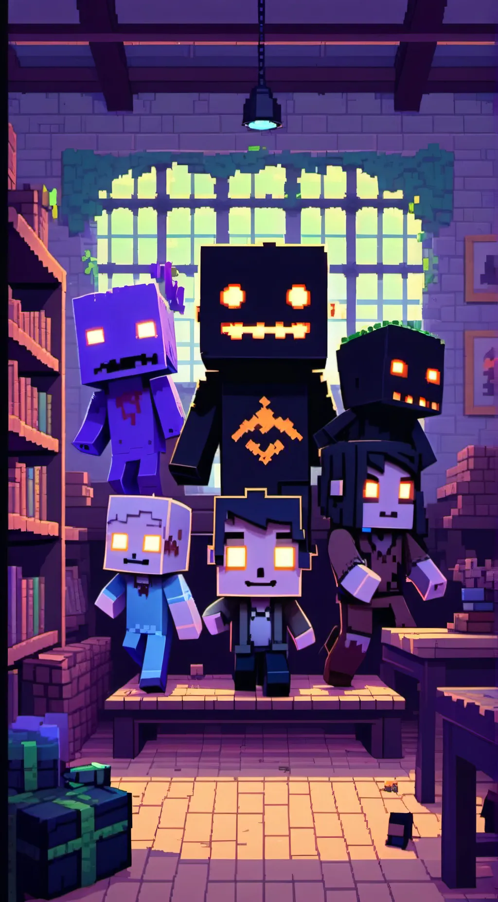 ai character: monster school background