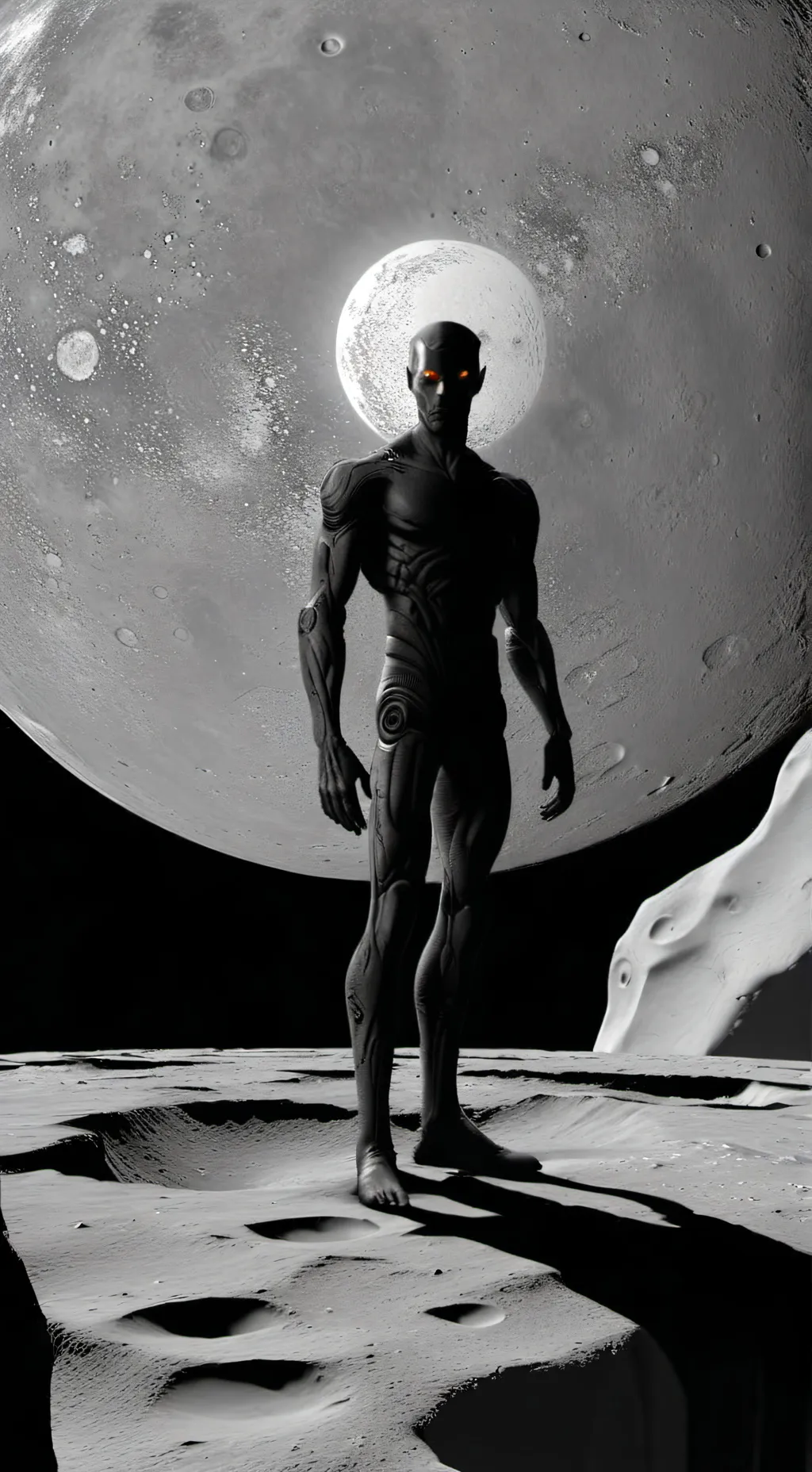 ai character: Mercury Merci  background