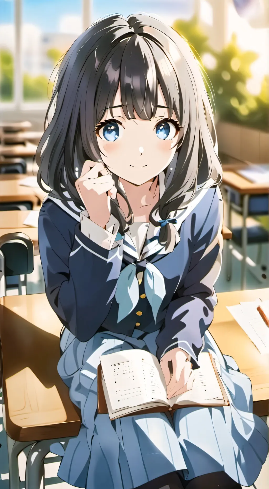 ai character: катя background