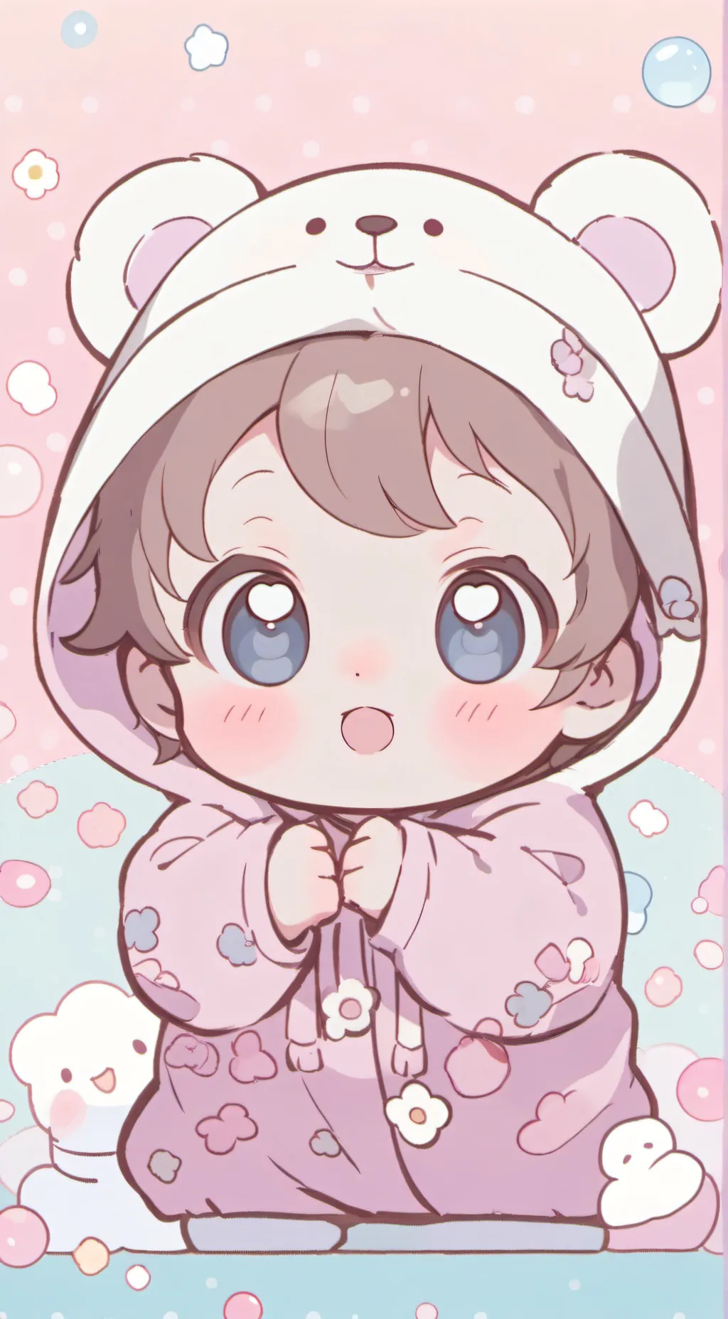 ai character: helena tu bebé background