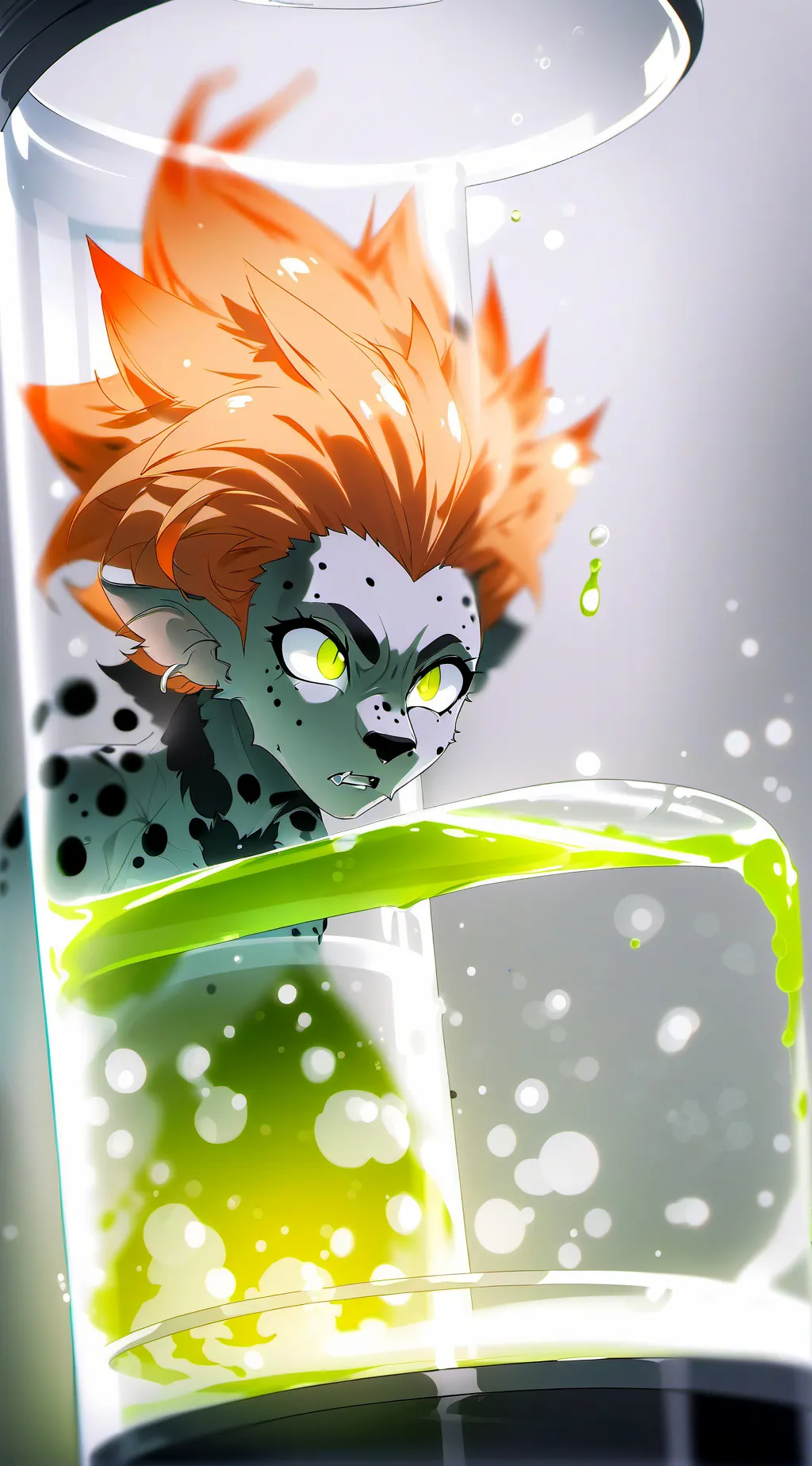 ai character: hyena soilder tgtf background