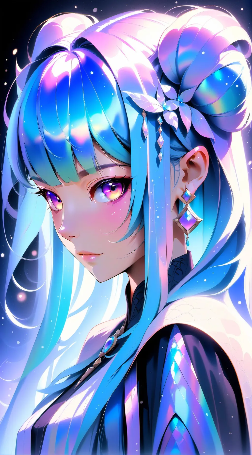ai character: Hatsune Miku  background