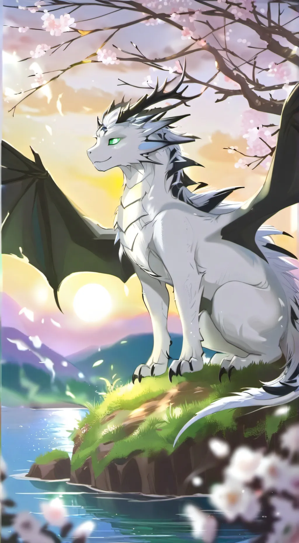 ai character: nightlight  background