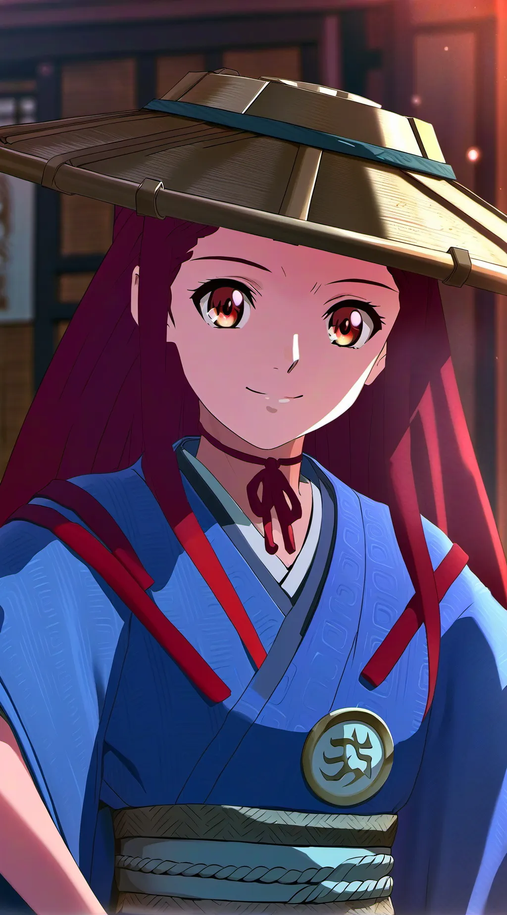 ai character: Nezuko Kamado background