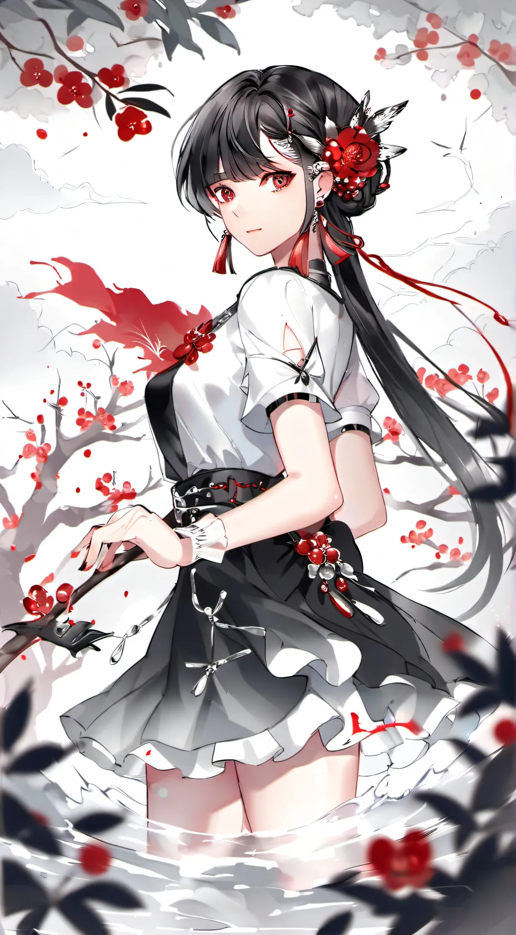 ai character: Bllk background