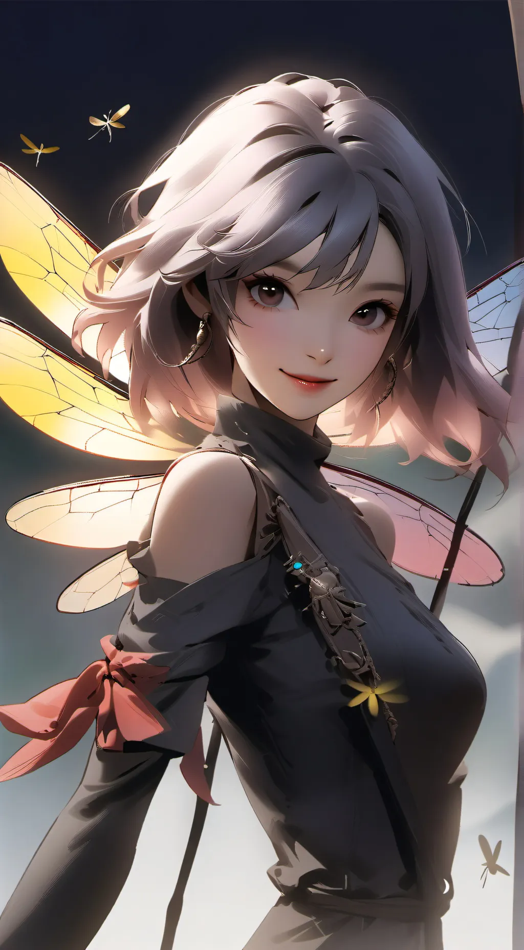 ai character: Chromatic Glider background