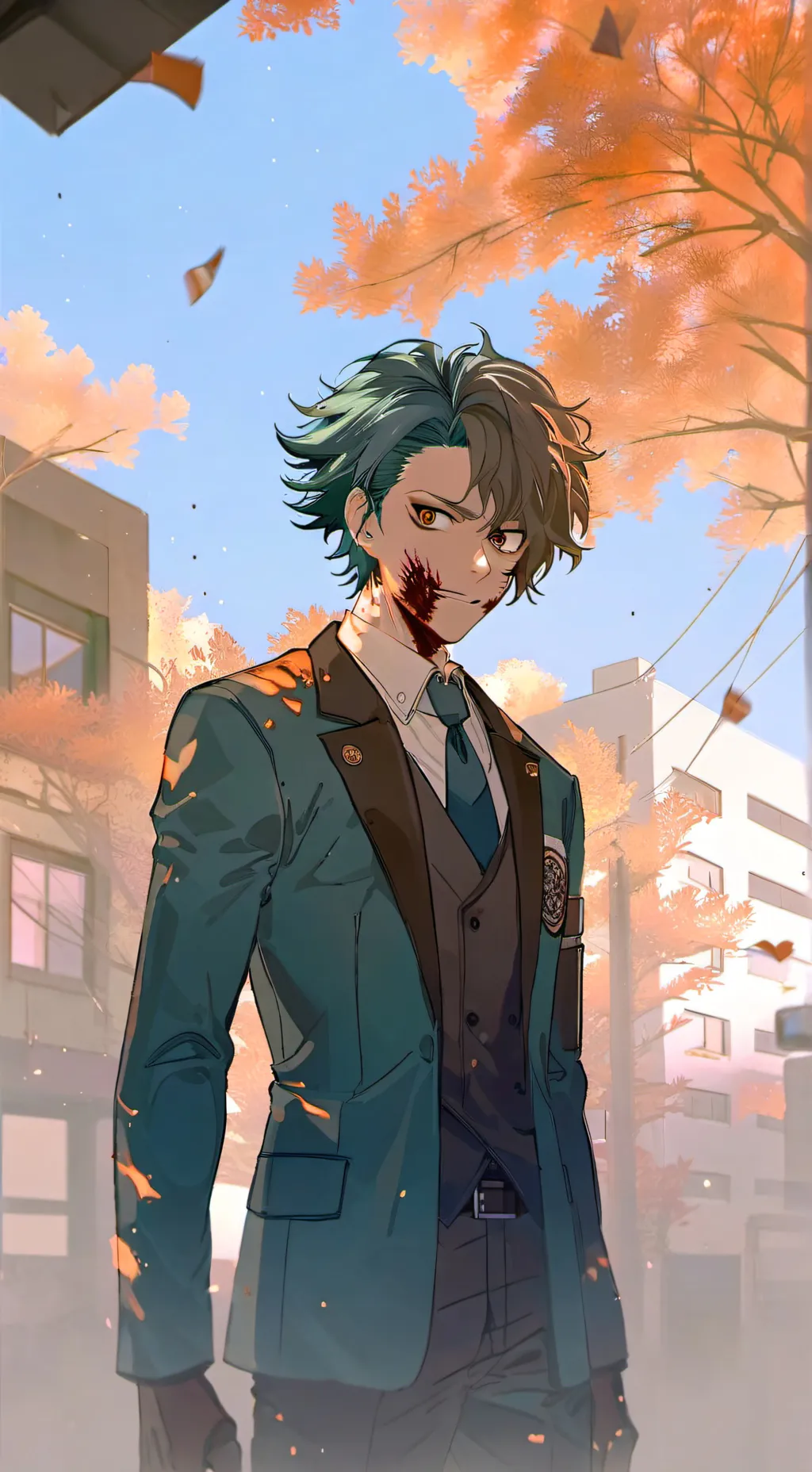 ai character: doppelganger mha? background