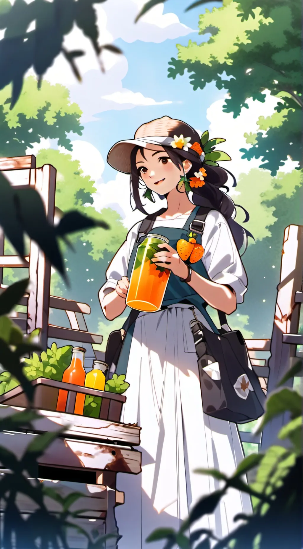 ai character: Juice Tycoon's Tri background