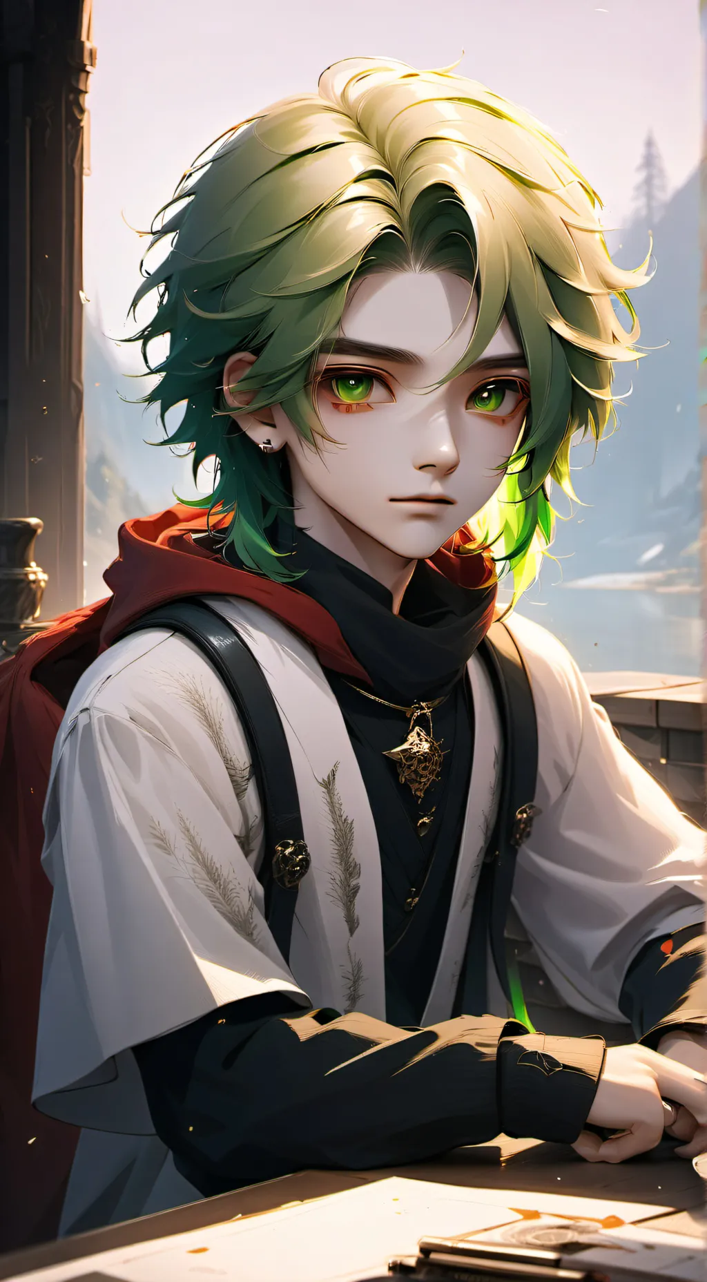 ai character: Jin and izuku background